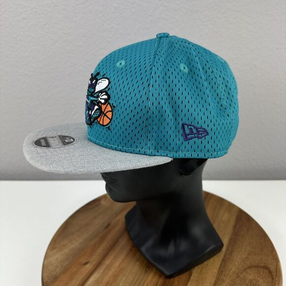 New Era L.E. 9FIFTY Charlotte Hornets Hook Mesh Hardwood Classics‎ Snapback Hat - Picture 5 of 8